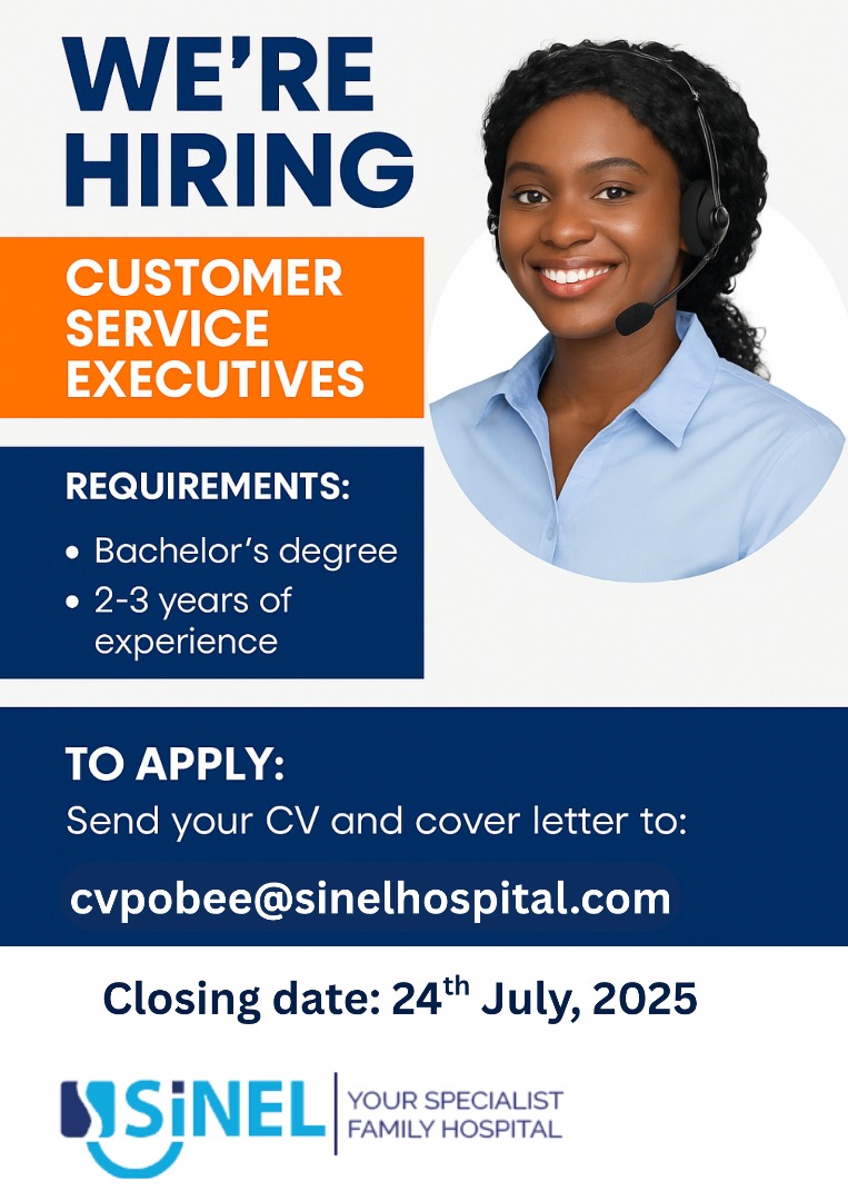 Sinel Careers - 🌟 Join Our Patient Experience Team at Sinel Hospital!